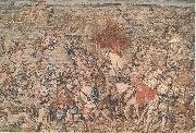 Bernard van orley The Battle of Pavia tapestry, USA oil painting reproduction
